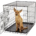 Paws & Pals Dog Crate with Tray and Double Door (30inch) (Medium