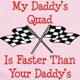 thumbnail image 2 of CafePress - Daddys Quad Is Fast Infant Bodysuit - Baby Light Bodysuit, Size Newborn - 24 Months, 2 of 4