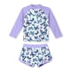thumbnail image 3 of Odeerbi 2-10 Años Traje de Baño de Manga Larga Con Lycra Para Niñas Dos Piezas Traje de Baño de Entrenamiento Hawaiano Traje de Baño Con Estampado Floral Bañador Con Lycra Para Niñas, 3 of 3