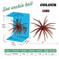 thumbnail image 4 of 1 Pcs Sea Urchin Soft | Realistic Fuzzy Dice Fishing For & | Floating Swimbait With Reflective | Artificial Worm For &Freshwater, 4 of 9
