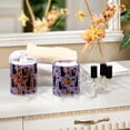 thumbnail image 4 of Yayeee 4 Pack Qtip Holder Bathroom Cotton Swab Canister with Lid Clear Dispenser Set, Halloween Cats, 4 of 6