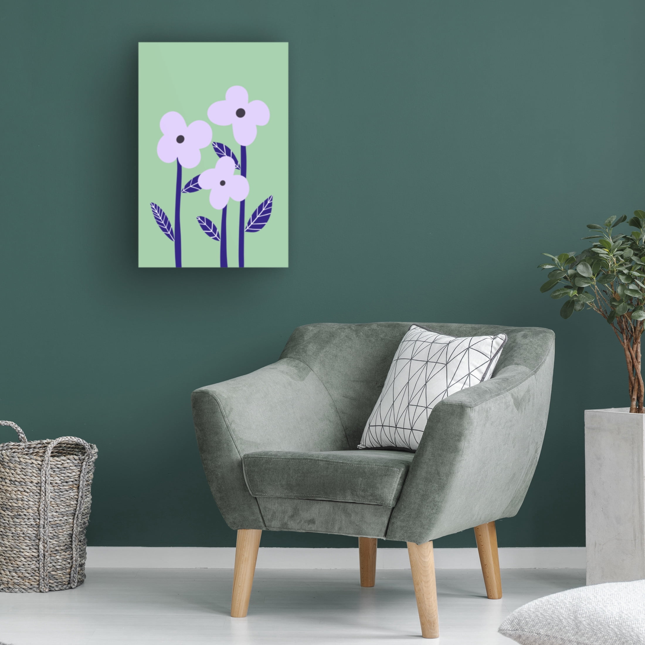 Trademark Fine Art Athene Fritsch Lilac Flowers Canvas Wall Art