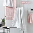 thumbnail image 4 of NC Bath Towel Set Cotton Blend Towels 2 Pack (27"x54"), Soft & Absorbent, White, 4 of 6