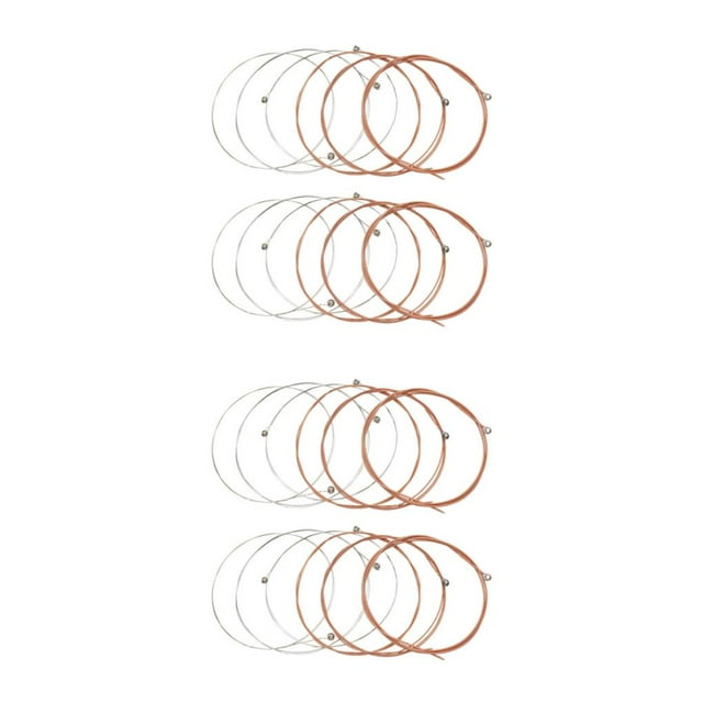 QualitChoice 1/2/3/5 12 Pieces Electric Guitar Strings Anti-Rust Hexagonal Alloy Replacement Brass String Set Beginners Adults Teenagers 2PCS