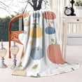 thumbnail image 2 of Fall Pumpkins Leaves Pattern Blanket,Comfortable Soft Lamb Wool Throw Blanket,All Season,Warm Lightweight Blankets for Sofa Bed Couch Living Room Chair,40"x50", 2 of 4