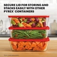 thumbnail image 4 of Recipiente de vidrio para almacenamiento de alimentos Pyrex Simply Store, 11 tazas, 4 of 6
