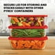 thumbnail image 4 of Recipiente de vidrio para almacenamiento de alimentos Pyrex Simply Store, 11 tazas, 4 of 6