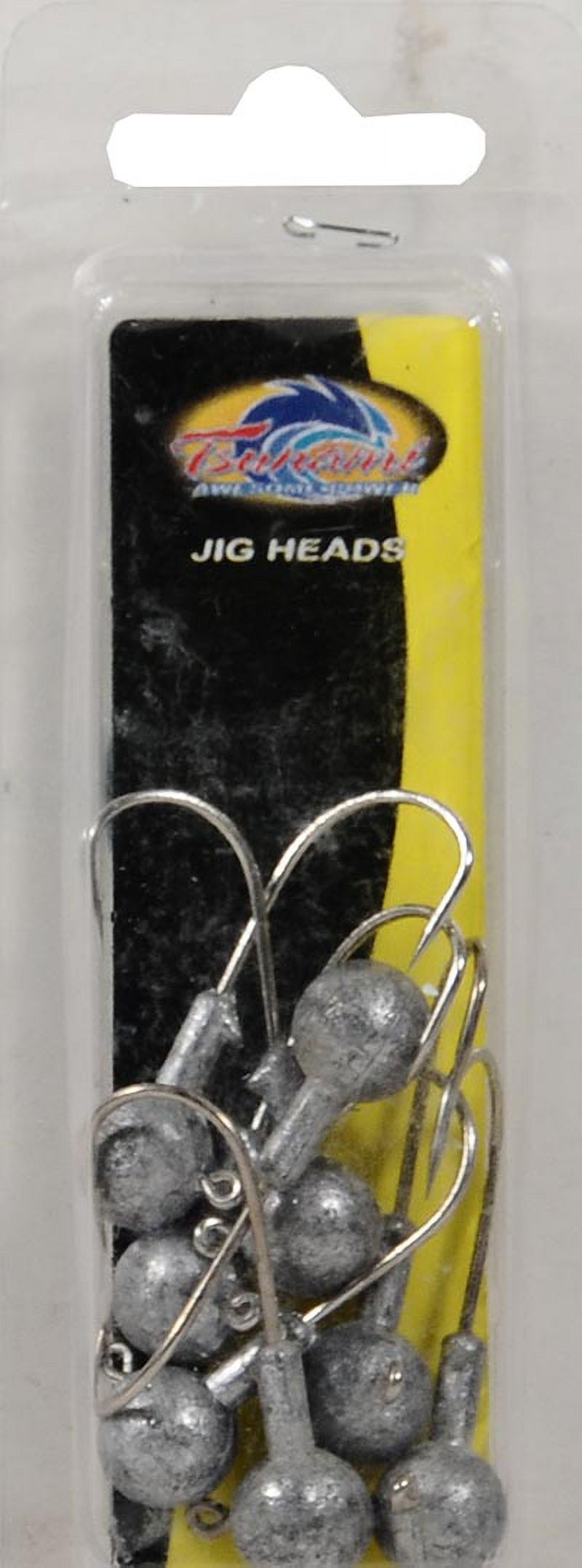 Tsunami Round Head Jig – Unpainted, 3/8 oz.