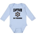 thumbnail image 3 of Inktastic Captain in Training Boys or Girls Long Sleeve Baby Bodysuit, 3 of 5