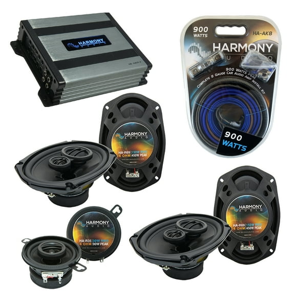 Toyota Camry 2007-2011 OEM Speaker Upgrade Harmony (2) R69 R35 & HA-A400.4 Amp