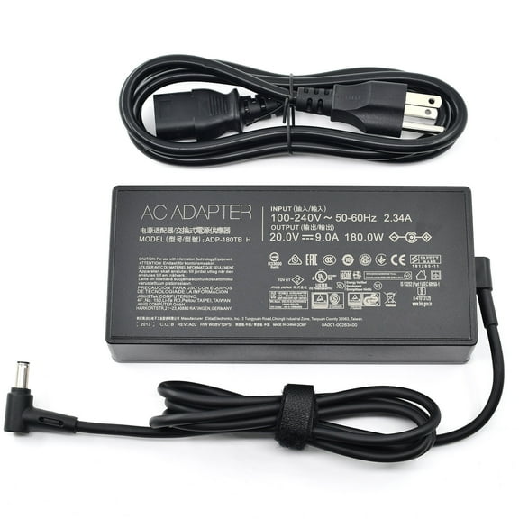 180W Laptop Charger ADP-180TB Adapter for Asus ROG GL504GV-ES120T GU501G GU501GM 6.0*3.7mm