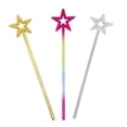 thumbnail image 2 of Varita mágica para niños, varita de estrella de 13 pulgadas de plata dorada, varita de Ángel de princesa de hadas, varitas para niñas, disfraz, fiesta de cumpleaños, bodaMulticolorPorcelana Deng Xun unisex, 2 of 2