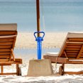 thumbnail image 3 of Miangastore 2 Pcs Support de Sable Extensible Réglable pour Parasol de Plage Jardin Patio Canne à Pêche Bleu, 3 of 9
