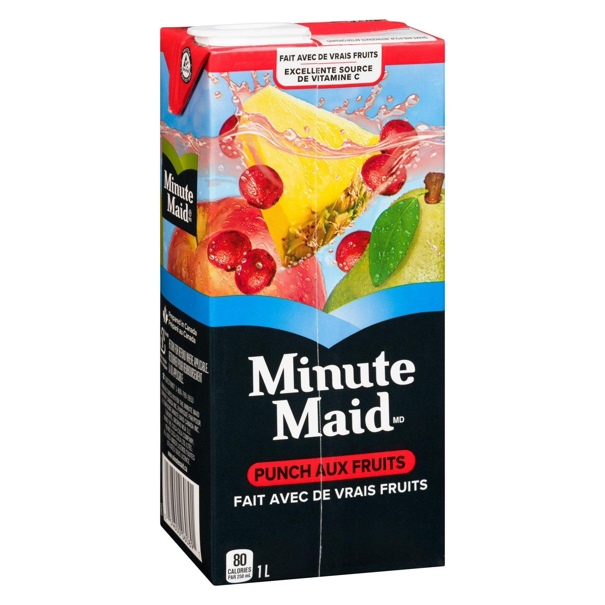 Minute Maid Fruit Punch Carton, 1 Liter, 1L
