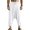 FZ53_White, variant on Men's Drawstring Hippie Harem Pants Loose Drop Crotch Trousers Linen Boho Yoga Beach Pants with Pockets White 2XL