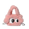 thumbnail image 1 of Bolso Mano Cgtredaw para Mujer Hombro Cachorro Felpa Ojos Grandes Esponjoso, 1 of 9