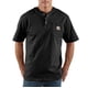 thumbnail image 1 of Camisa Carhartt Workwear Pocket Henley para hombre, color negro, talla L, 1 of 1