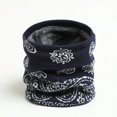 thumbnail image 5 of Pañuelo de cuello de otoño e invierno para mujer y hombre, nuevo conjunto de cuello cálido de cachemir, bufanda gruesa de punto de vellón, bandana protectora de cuello con anillo suave para hombre, 5 of 5
