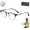 Back, variant on Glosrity Libiyi Yifare Solymall Optireaders Pro, Unisex Fashion Titanium Blue Light Blocking Anti Eyestrain Eyeglasses