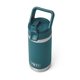 thumbnail image 1 of Botella YETI Rambler Jr. 350 ml para niños con tapa de pajita, color agave, color verde azulado, 1 of 5