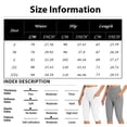 thumbnail image 4 of HAJWOH Women's Yoga Pants Leggings with Pockets High Waisted Knee Length Capris Stretch for Casual Workout Exercise, 4 of 6