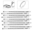 thumbnail image 3 of 10pcs Plastic Jewelry Ring Finger Measure Gauge Sizer Size Tool Measuring Ruler Accessory, 3 of 12