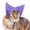 Purple, variant on Harikaji Cat Shower Caps,Adjustable Pet Shower Caps Bath Hat,Waterproof Small Dog Cat Ear Protection for Washing Bathing Swimming Blue