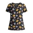 thumbnail image 3 of Winnie The Pooh Women's Graphic Scrub Top, Sizes S-3XL, 3 of 5