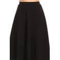 thumbnail image 6 of Women's Flared Lightweight Elastic Midi A-Line Skirt, Comfortable and Stylish Skirt, 6 of 8