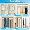 thumbnail image 3 of Tension Curtain Rod 12-20inches Small Tension Rods White Adjustable Spring Tension Curtain Rods 2 Pack Mini Curtain Rod Short for Cupboard Closet Rod Kitchen Drawers No Drill Cupboard Cabinets, 3 of 6
