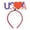 E, variant on QIQUWOHUL Independence Headbands Patriotic Party 4th Of July Flag Headband Accessories Props Decoration Headband For Adult And Children