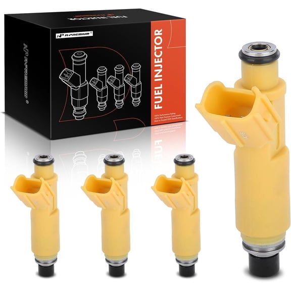 A-Premium Fuel Injectors Compatible with Toyota RAV4 2001 2002 2003, L4 2.0L, Gas, Set of 4, Replace# 2320928050, 232090H010