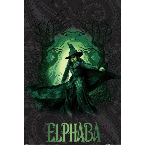 Wicked: For Good - Movie Poster (Elphaba Glow) (Size: 24" x 36")