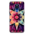 thumbnail image 1 of MUNDAZE Motorola Moto G Play 2021 Shockproof Clear Hybrid Protective Phone Case Mandala Geometry Abstract Star Pattern Cover, 1 of 6