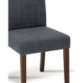 thumbnail image 2 of EOP Modern Upholstered Parsons Dining Chairs Set of 6, Line Fabric Farmhouse Kitchen Chairs, High-Back Dining Side Chairs with Solid Wood Legs for Dinner, Restaurant, Dark Gray, 2 of 7