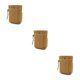 thumbnail image 1 of Greeniant Riñonera de tela Oxford, bolsillo de malla con cordón, bolsa organizadora de linterna eléctrica, para montañismo, caqui Caqui 3Conjunto, 1 of 6