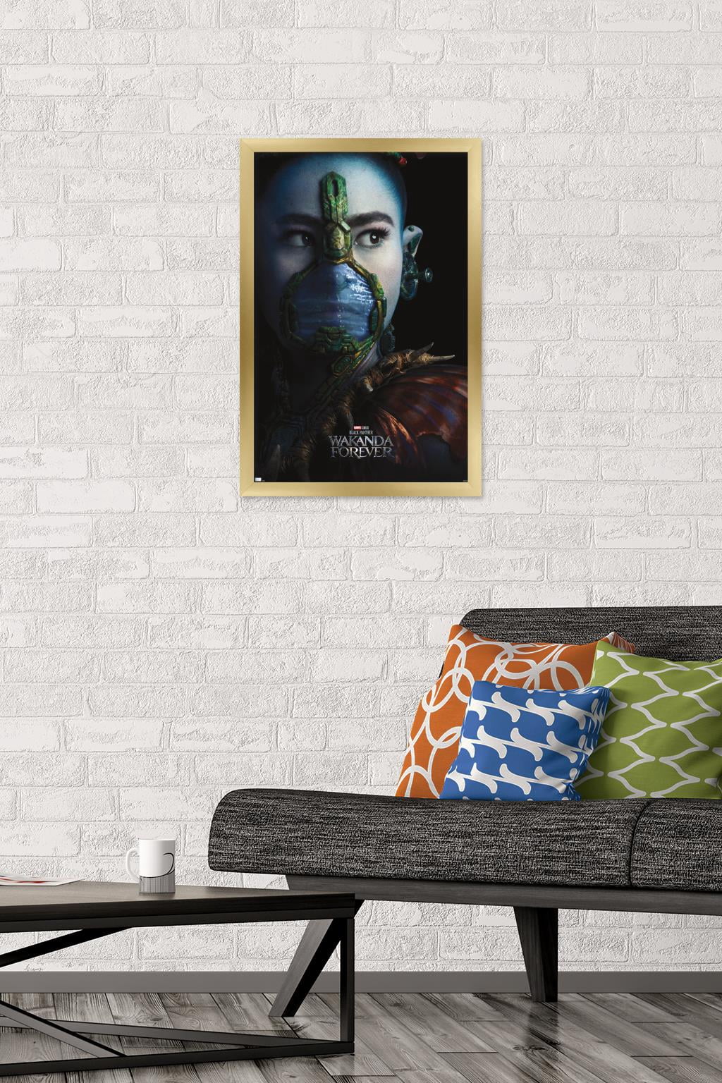 Marvel Black Panther: Wakanda Forever - Namora One Sheet Wall Poster, 14.725" x 22.375" Framed