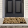 thumbnail image 2 of Northlight Ghosts Halloween Natural Coir Doormat - 18" x 30", 2 of 5