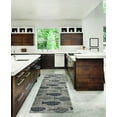 thumbnail image 2 of Linon Home Décor Allegra Bouey Area Rug or Runner Collection, Gray and Blue, 2'6" x 8', 2 of 6