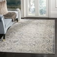 thumbnail image 2 of SAFAVIEH Brentwood Dilara Damask Area Rug, 8' x 8' Square, Light Grey/Blue, 2 of 5