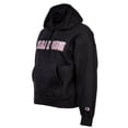 thumbnail image 3 of Champion Ladies Sweatshirt - Sudadera con capucha, capucha, bolsillo tipo canguro, logotipo, liso Negro S (Small), 3 of 3