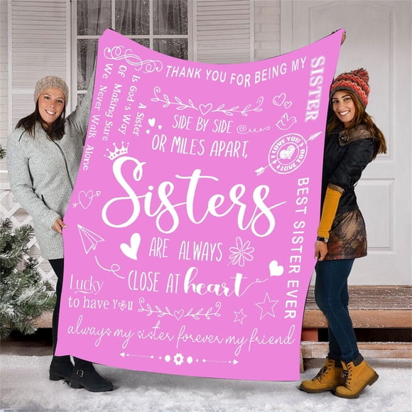 Tengw Envelope Flannel Blanket Print Sister Envelope Blanket Birthday Gift Friend Blanket