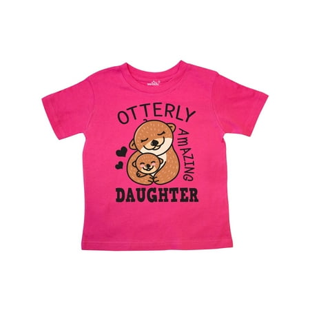 

Inktastic Mothers Day Otterly Amazing Daughter Gift Toddler Toddler Girl T-Shirt