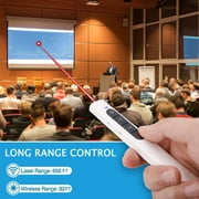 ZIQIAN Volume Control Hyperlink Wireless Presentation Remote