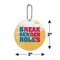 thumbnail image 6 of Break Gender Roles Round Luggage ID Tag Card Suitcase Carry-On, 6 of 7