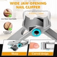 thumbnail image 5 of Amaopus 7 Pcs Toenail Clippers Set, Heavy Duty Toe Nail Clippers, Wide Jaw Fingernail Clippers and Angled Head Toenail Clippers for Thick Nail, Professional Nail Clippers for Men, Women, 5 of 7