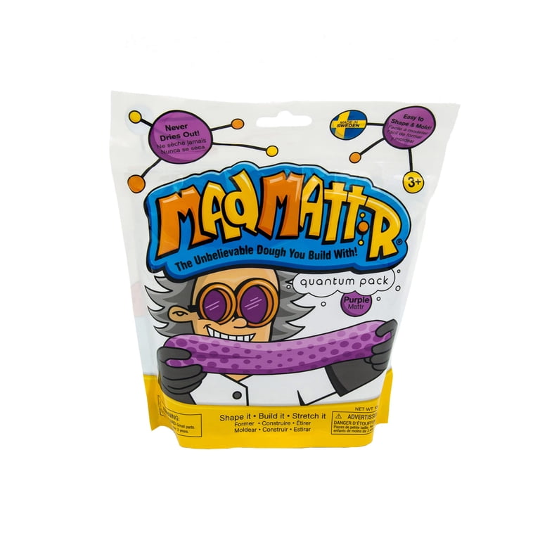 Mad Mattr Super Soft Sensory Modeling Dough 10oz. (Purple), Arts