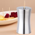 thumbnail image 4 of DISHAN Large Capacity Dustproof Toothpick Holder - Moistureproof - Stainless Steel - Mini Dining Table Toothpick Dispenser Container - Kitchen Gadget, 4 of 8
