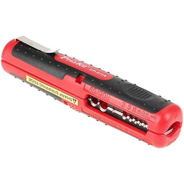 Pelacables Multifuncional, Pelacables para Electricista, 8 – 13 mm, Herramienta para pelar Cables Redondos de bajo Voltaje