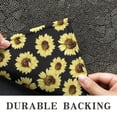 thumbnail image 6 of Black Sunflower Pattern Door Rugs,Washable Non Slip Door Mats Indoor,Decorative Door Mats,Entry Mat Indoor for Entrance,Bedroom,Kitchen,Bathroom,17"x30", 6 of 6
